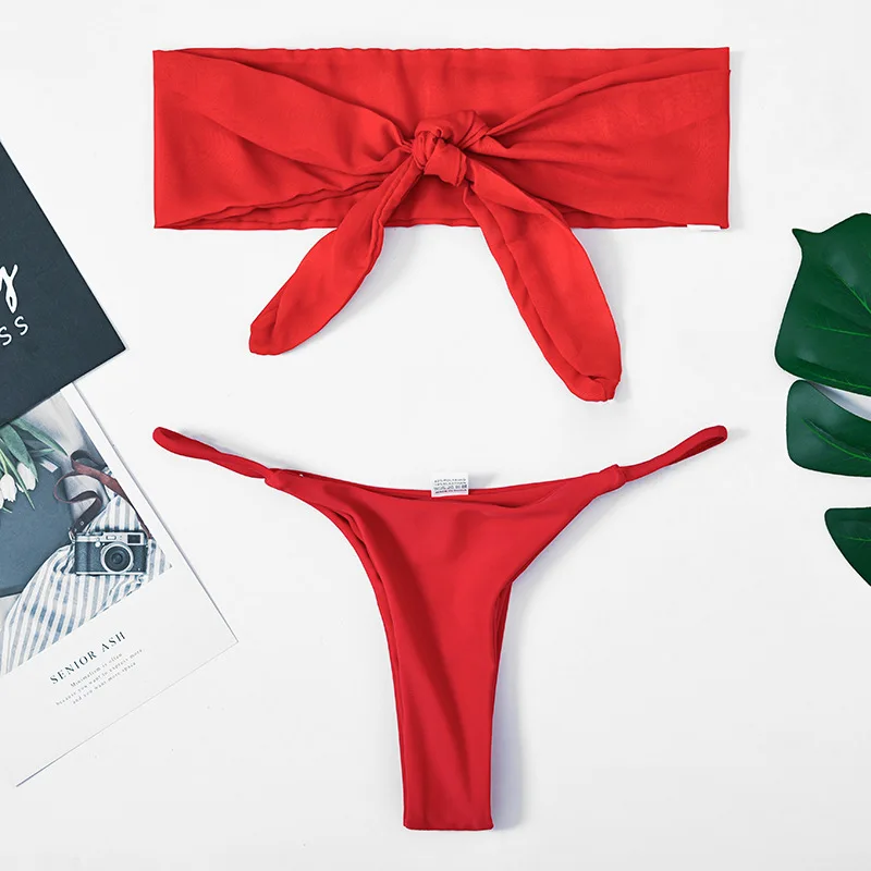 Roseheart Summer Green Red Sexy Bikini Sets Women Swimsuit Bikini Strapless Swimwear Low Waist Bathing Suit Female Bow Solid
Roseheart Summer Green Red Sexy Bikini Sets Women Swimsuit Bikini Strapless Swimwear Low Waist Bathing Suit Female Bow Solid