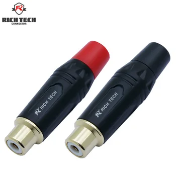 50pcs/25pairs RCA connector Female Jack RCA gold plated socket adapter red+black color
50pcs/25pairs RCA connector Female Jack RCA gold plated socket adapter red+black color