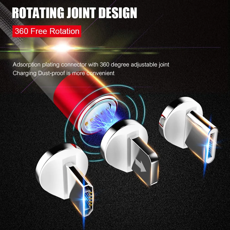 Magnetic Charging Cable For IPhone XR XS MAX X 8 7 6S Plus Mobile Phone 1M Magnet Charger Micro USB Cable USB Type C Wire Cables
Magnetic Charging Cable For IPhone XR XS MAX X 8 7 6S Plus Mobile Phone 1M Magnet Charger Micro USB Cable USB Type C Wire Cables