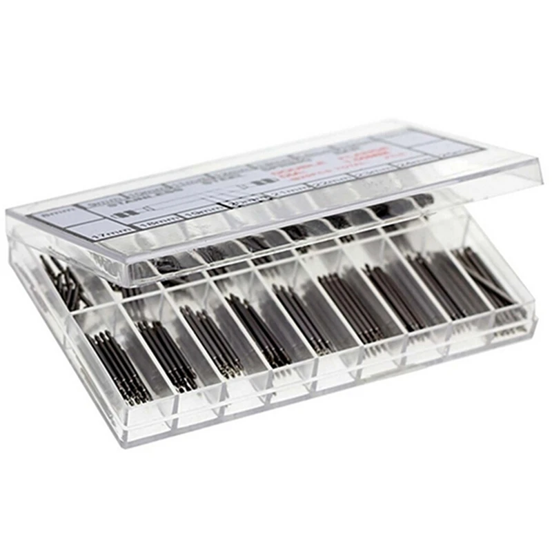 360Pcs 8mm - 25mm Stainless Steel Watch Tool Set For Watch Spring Bar Link Pins 20pcs of Each Size
360Pcs 8mm - 25mm Stainless Steel Watch Tool Set For Watch Spring Bar Link Pins 20pcs of Each Size