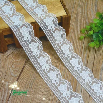 YACKALASI 14 Yds Cotton Embroidery Lace Soft Tulle Mesh Lace Appliqued Trim 3D Flower Sewing DIY Garment Accessories 3.5cm
YACKALASI 14 Yds Cotton Embroidery Lace Soft Tulle Mesh Lace Appliqued Trim 3D Flower Sewing DIY Garment Accessories 3.5cm