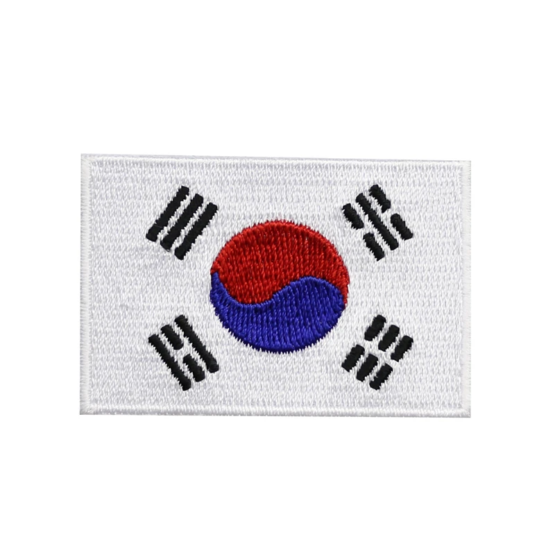 1 PCS High Grade Embroidered Iron On Korea Flag Patches Patriotic Military tactics Patch Sew On Patches for Backpack
1 PCS High Grade Embroidered Iron On Korea Flag Patches Patriotic Military tactics Patch Sew On Patches for Backpack