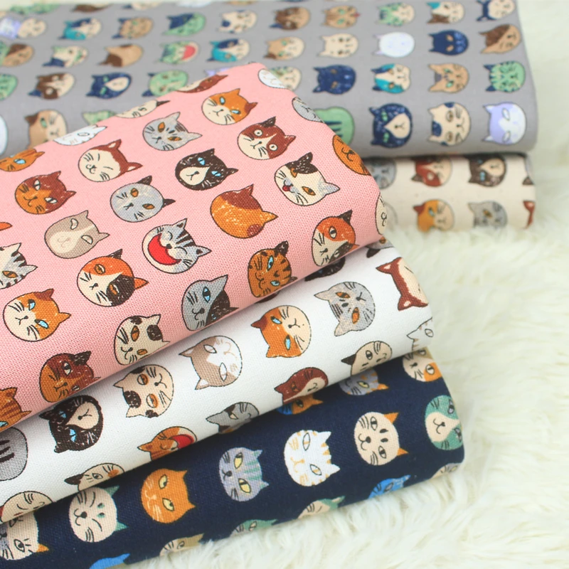 half yard import cotton linen cartoon little cat fabric, handmade DIY patchwork pillow back cushion bag cloth CR-A300
half yard import cotton linen cartoon little cat fabric, handmade DIY patchwork pillow back cushion bag cloth CR-A300