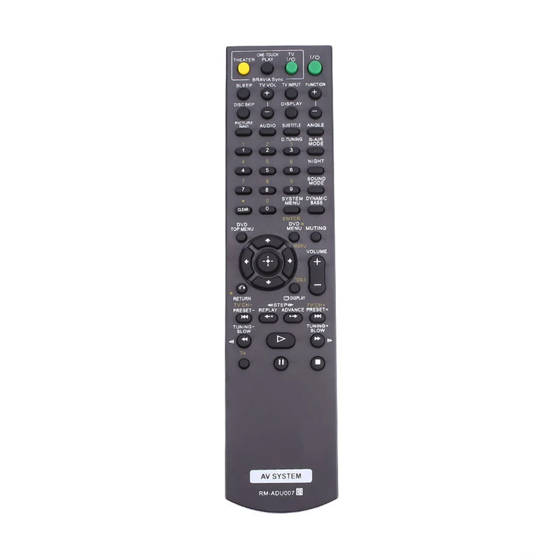 DOITOP RM-ADU007 TV Replacement Remote Control Controller Televison Accessories For SONY AV System DAVHDX274 HCDHDX275 DAVHDZ2
DOITOP RM-ADU007 TV Replacement Remote Control Controller Televison Accessories For SONY AV System DAVHDX274 HCDHDX275 DAVHDZ2