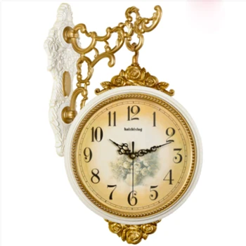 European Double-sided Wall Clock Living Room Creative Large Wall Clock Shabby Chic Decoration Wall Mirror Guess Women WZH055
European Double-sided Wall Clock Living Room Creative Large Wall Clock Shabby Chic Decoration Wall Mirror Guess Women WZH055