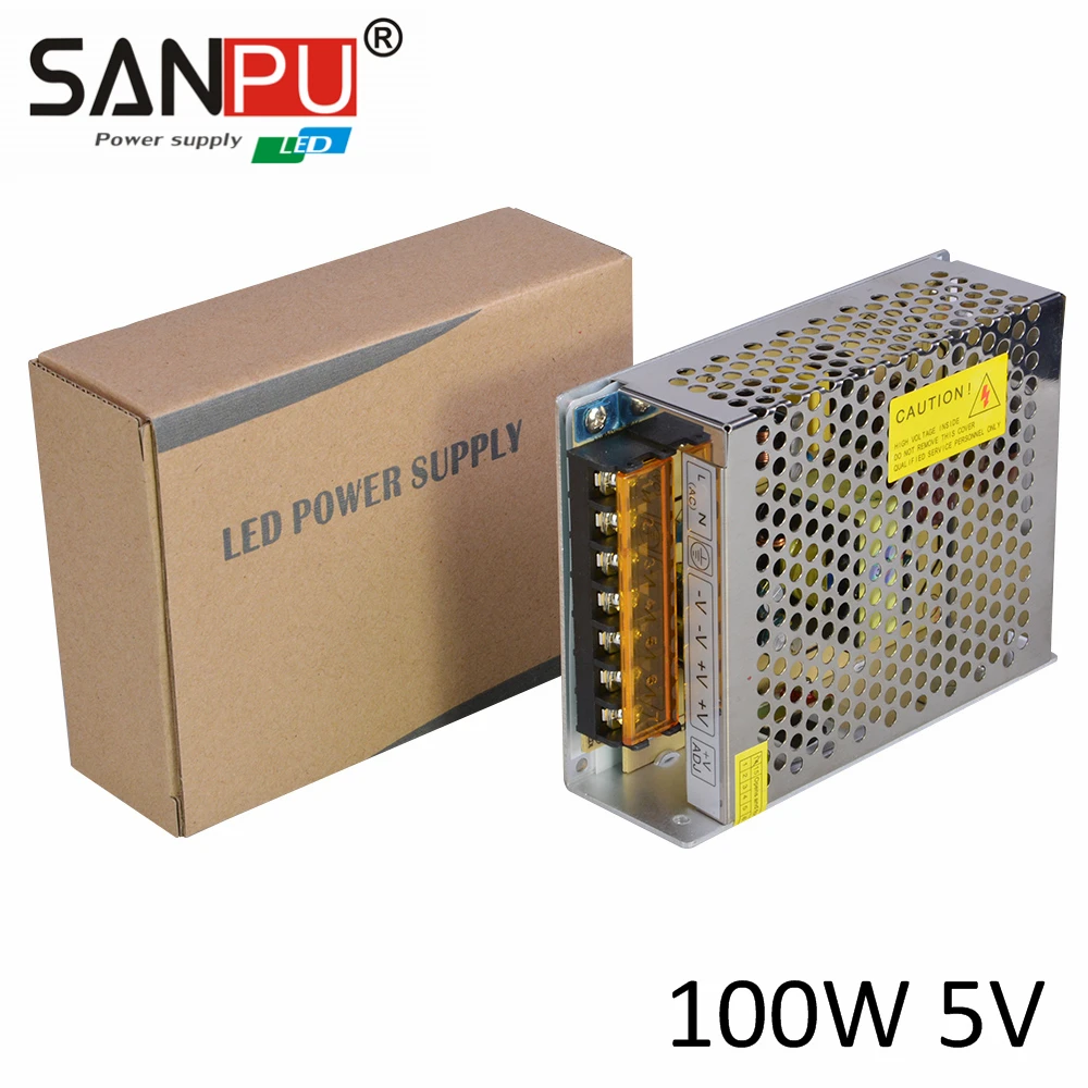 AC 100V-240V to DC 5V 20A Voltage Transformer Indoor Switch Power Supply for Motor Led Control Led Switch Display
AC 100V-240V to DC 5V 20A Voltage Transformer Indoor Switch Power Supply for Motor Led Control Led Switch Display