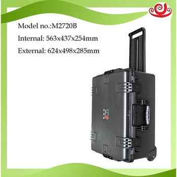 trolley Tool case toolbox waterproof safety equipment case camera box Plastic sealed case tool box with pre-cut foam 563*437*323
trolley Tool case toolbox waterproof safety equipment case camera box Plastic sealed case tool box with pre-cut foam 563*437*323