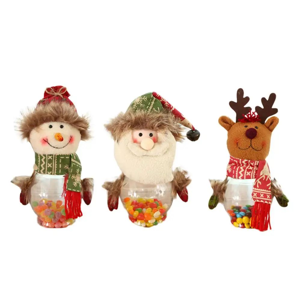 Merry Christmas Gift Box Cartoon Candy Jar Bottle Old Man Snowman Elk Sugar Bowl Christmas Decorations for New Year Decoration
Merry Christmas Gift Box Cartoon Candy Jar Bottle Old Man Snowman Elk Sugar Bowl Christmas Decorations for New Year Decoration