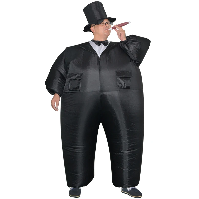 Inflatable Black Tuxedo Suit Fat Gentleman Chub Fancy Dress Fun Toy Halloween Carnival Cosplay Costumes for Women Man Adult
Inflatable Black Tuxedo Suit Fat Gentleman Chub Fancy Dress Fun Toy Halloween Carnival Cosplay Costumes for Women Man Adult
