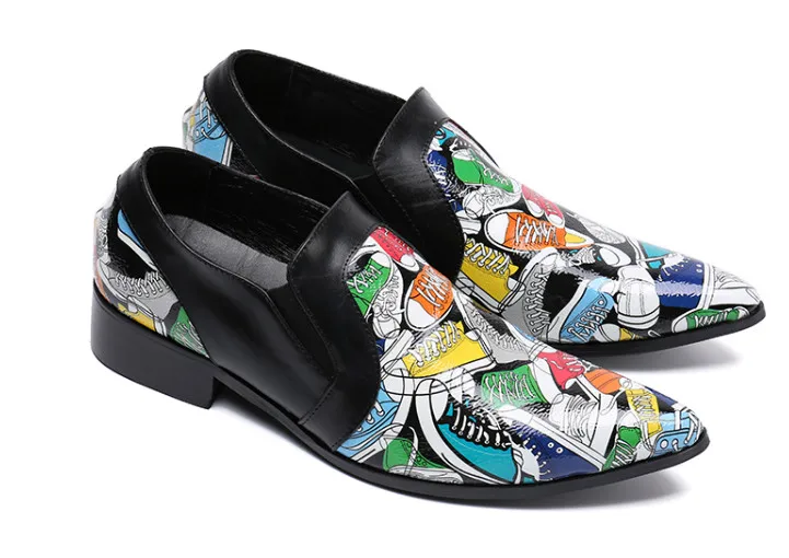 2018 New fashion spring autumn breathable leather shoes youth personality slip on business dress shoes free shipping
2018 New fashion spring autumn breathable leather shoes youth personality slip on business dress shoes free shipping