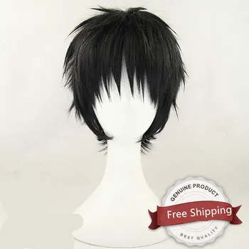 Yuri!!! on Ice Katsuki Yuuri wig cosplay Yuuri Black straight black wig with hair net Costumes
Yuri!!! on Ice Katsuki Yuuri wig cosplay Yuuri Black straight black wig with hair net Costumes