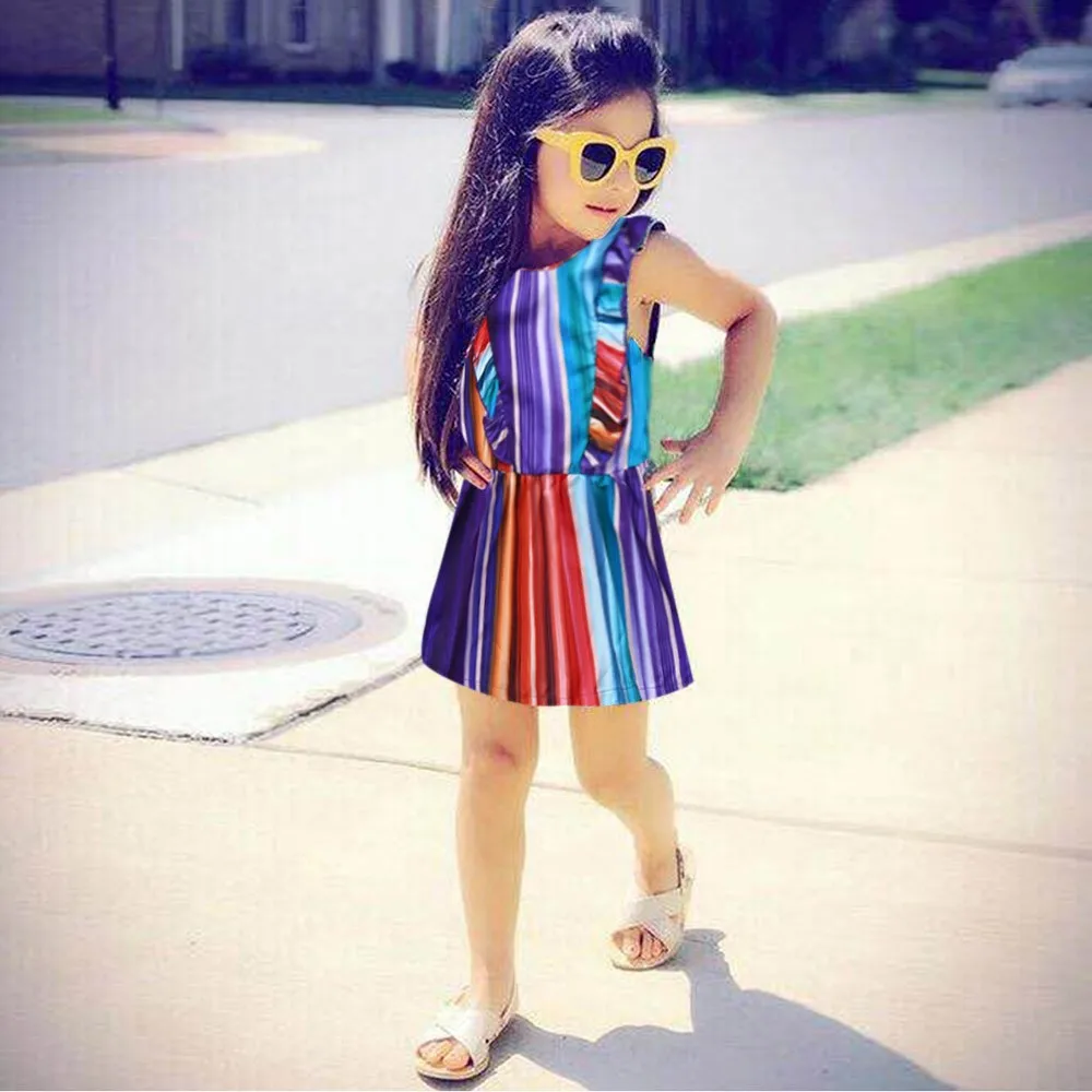 Baby Girls Dress Casual Outfits Clothes Newborn Toddler Striped Print Princess multicolor Patchwork Summer Casual Dress For Girl
Baby Girls Dress Casual Outfits Clothes Newborn Toddler Striped Print Princess multicolor Patchwork Summer Casual Dress For Girl