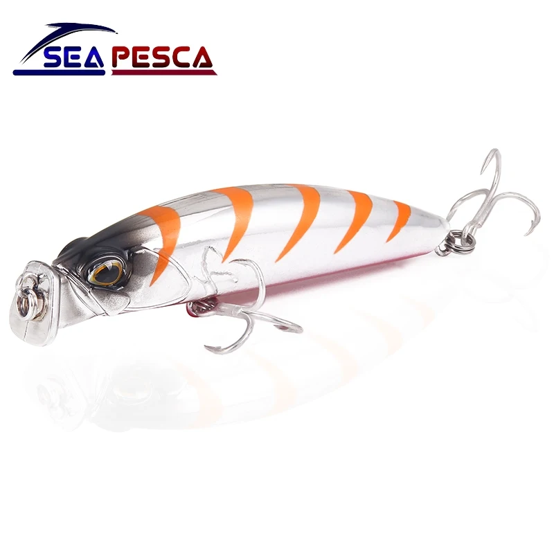 SEAPESCA Popper Fishing Lure Minnow 80mm 10g Topwater Hard Bait with Quality Hooks Crankbaits Lures Floating Baits Pesca JK475
SEAPESCA Popper Fishing Lure Minnow 80mm 10g Topwater Hard Bait with Quality Hooks Crankbaits Lures Floating Baits Pesca JK475