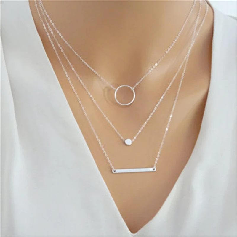 2019 Fashion Maxi Statement Multilayer Necklace Multi-element Metal Rod Circles Geometric Round Chokers Necklaces Women Jewelry
2019 Fashion Maxi Statement Multilayer Necklace Multi-element Metal Rod Circles Geometric Round Chokers Necklaces Women Jewelry