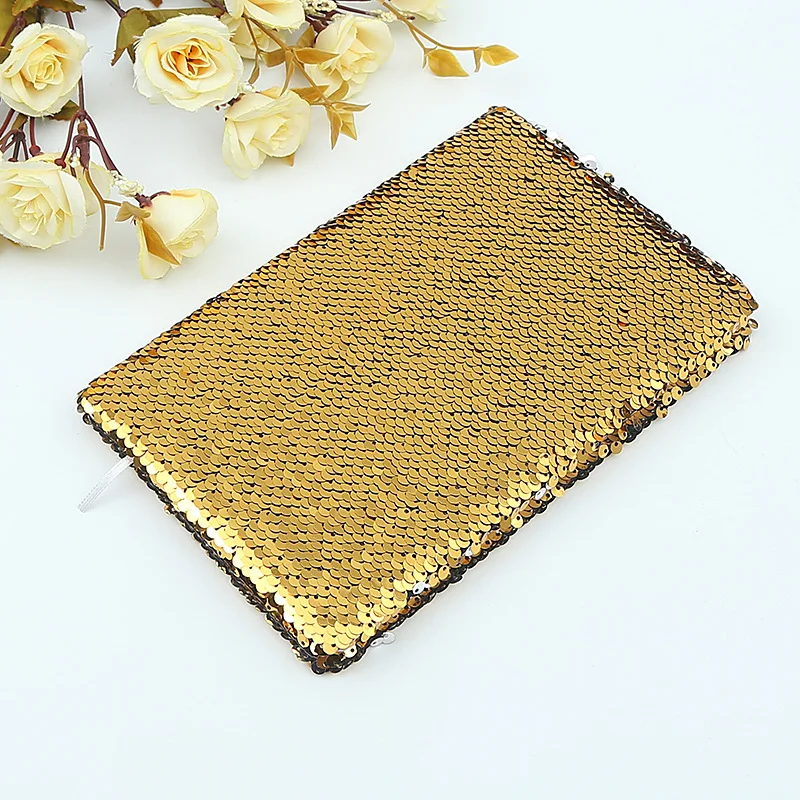 Gold Color Creative Sequin Multi Color Notebook A5 Agenda Planner Diary Sketch book caderno Escolar Diario Cuaderno Gift
Gold Color Creative Sequin Multi Color Notebook A5 Agenda Planner Diary Sketch book caderno Escolar Diario Cuaderno Gift