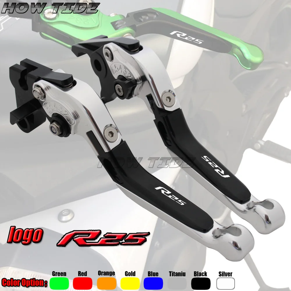fits For YAMAHA YZF-R25 YZF R25 2014-2015 Motorcycle Accessories CNC Adjuster Folding Extendable Brake Clutch Levers LOGO R25
fits For YAMAHA YZF-R25 YZF R25 2014-2015 Motorcycle Accessories CNC Adjuster Folding Extendable Brake Clutch Levers LOGO R25