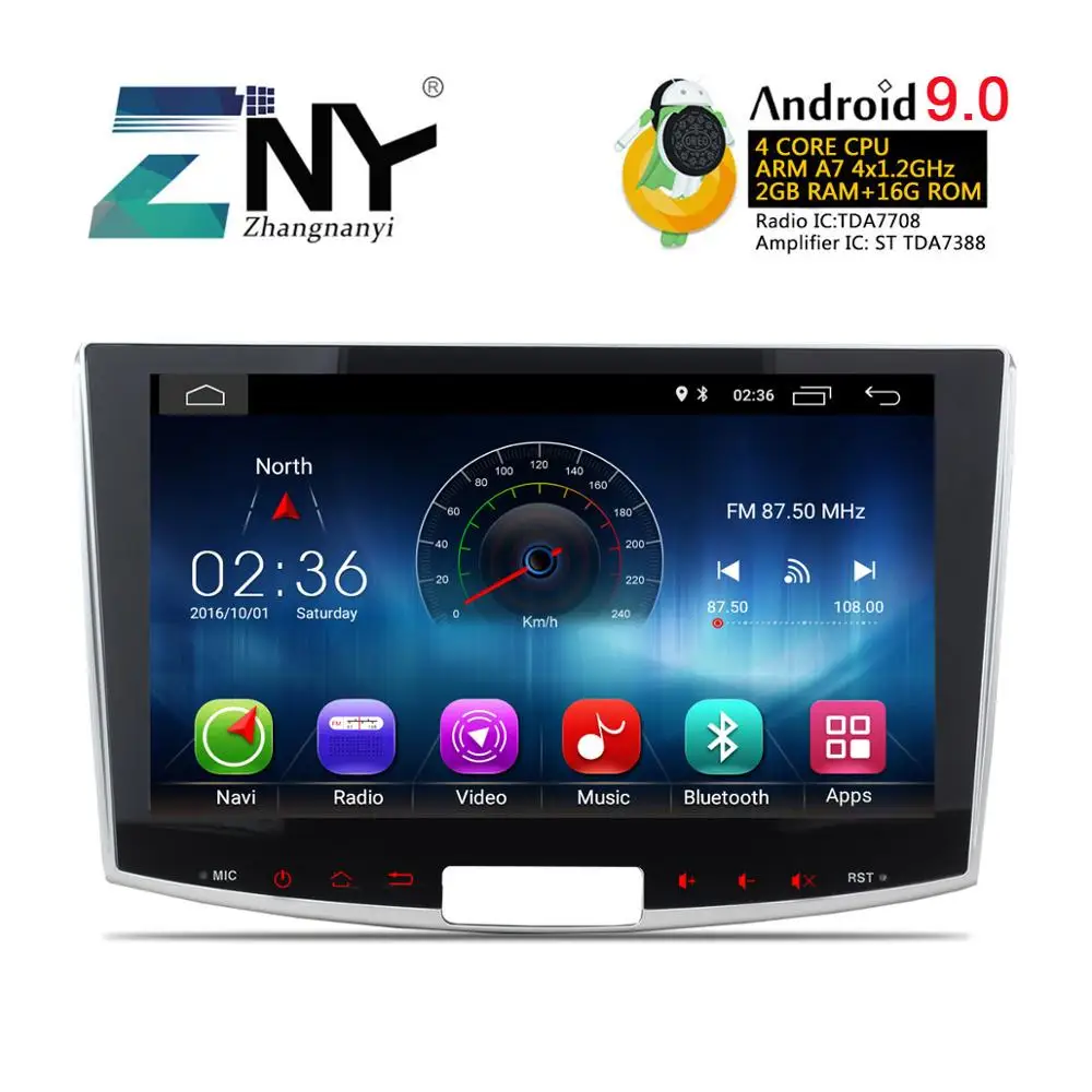 10 1 "HD Android 9 0 Автомобильный gps радио для Passat B6 B7 CC Magotan 2012 2013 2014 2015 Авто Стерео FM Navi