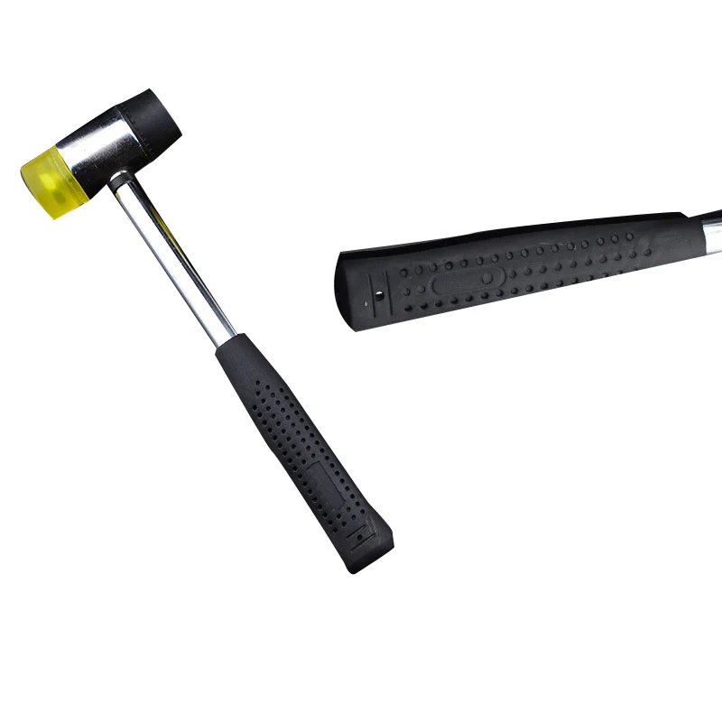 DIY Leather Hole Punching Hammer Small Rubber Hammers Practical Leather Craft Tool Rubber Mallet With Steel Pipe Handle
DIY Leather Hole Punching Hammer Small Rubber Hammers Practical Leather Craft Tool Rubber Mallet With Steel Pipe Handle