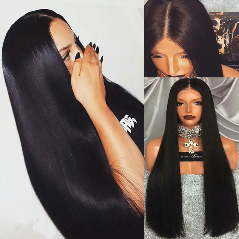 New Fashion Women Long Straight Ombre Black Synthetic Wigs For Female Cosplay Hair Heat Resistant Wig Hair
New Fashion Women Long Straight Ombre Black Synthetic Wigs For Female Cosplay Hair Heat Resistant Wig Hair