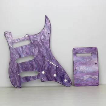 FLEOR Purple Shellfish Color Electric Guitar Pickguard Scratch Plate & Back Plate 1Ply with Screws for Strat Guitar Accessories
FLEOR Purple Shellfish Color Electric Guitar Pickguard Scratch Plate & Back Plate 1Ply with Screws for Strat Guitar Accessories