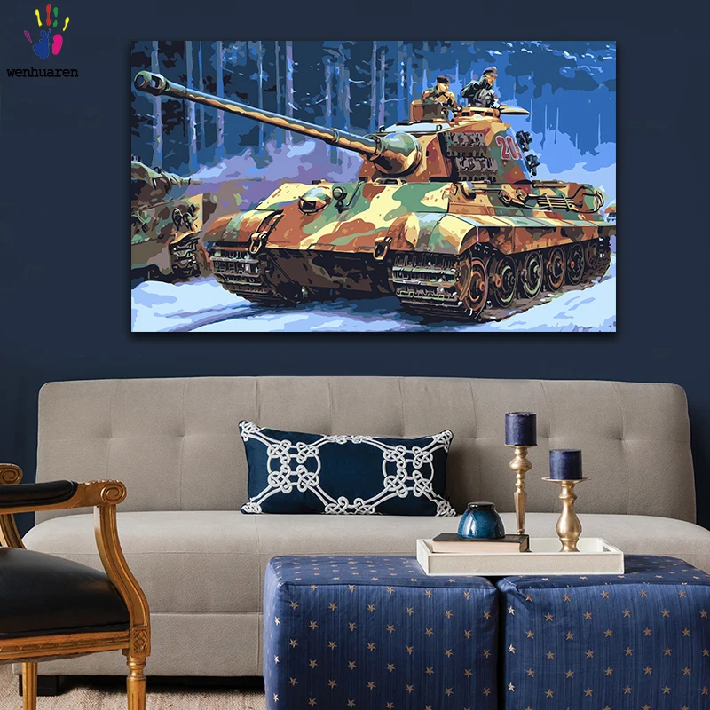 DIY colorings pictures by numbers with colors Camouflage tank soldier picture drawing painting by numbers framed Home
DIY colorings pictures by numbers with colors Camouflage tank soldier picture drawing painting by numbers framed Home
