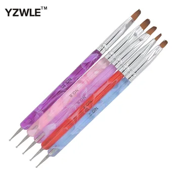 YZWLE 5Pcs/Pack 2-Ways Nail Pen Acrylic UV GEL Nail Art Dotting Brush Pen Builder Liner Design For Acrylic Nail Brushes 24
YZWLE 5Pcs/Pack 2-Ways Nail Pen Acrylic UV GEL Nail Art Dotting Brush Pen Builder Liner Design For Acrylic Nail Brushes 24