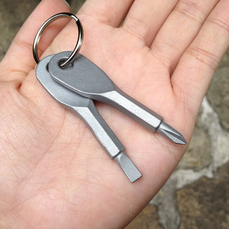 2Pcs Mini Plus Screwdrivers Key Shape Cast Steel Slotted Keychain Repairing EDC Tools TN99
2Pcs Mini Plus Screwdrivers Key Shape Cast Steel Slotted Keychain Repairing EDC Tools TN99