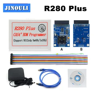DHL Free CAS4 BDM programmer R280 Plus support CAS,CAS4,EWS4,EZS MC9S12XEP100 Chip (5M48H/1N35H)Car Scanner Car diagnostic tool
