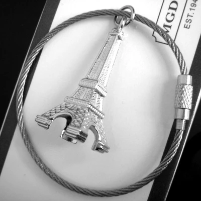 Eiffel Tower keychain cute key ring for women steel rope key chain key holder portachiavi chaveiro llaveros hombre bag charm
Eiffel Tower keychain cute key ring for women steel rope key chain key holder portachiavi chaveiro llaveros hombre bag charm