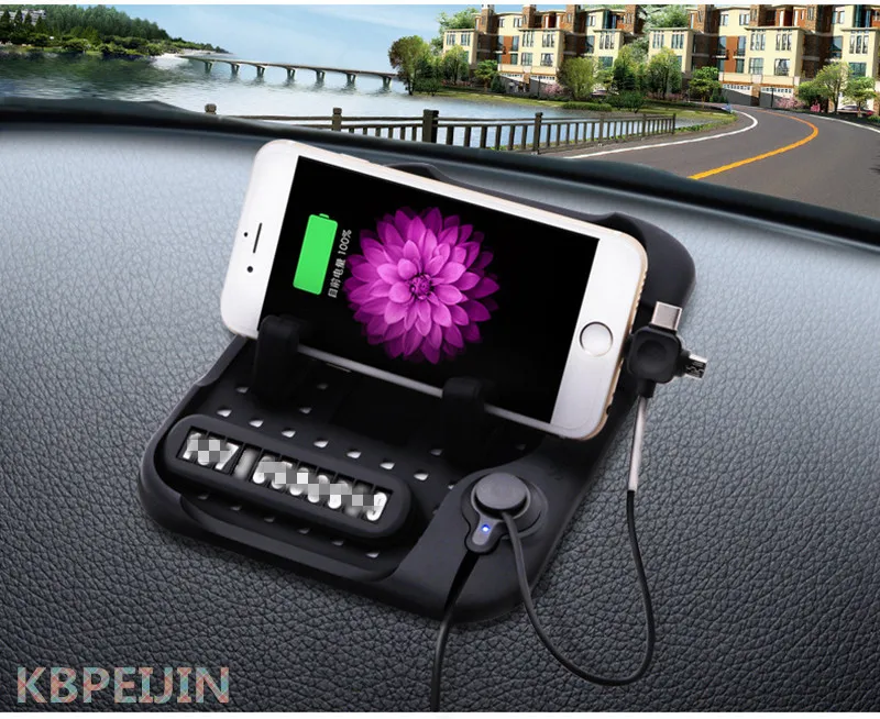 Фото For DAIHATSU terios sirion yrv charade feroza Multi-functional Car Navigation Mobile USB Charger Phone Anti-Slip Mat accessories |