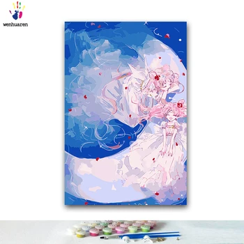 DIY Coloring paint by numbers Cartoon anime Sailor Moon paintings by numbers with kits 40x50 framed
DIY Coloring paint by numbers Cartoon anime Sailor Moon paintings by numbers with kits 40x50 framed