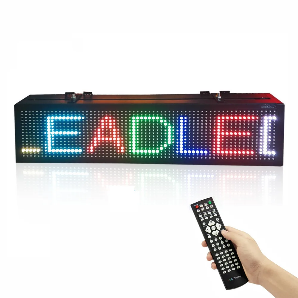 20 inch Remote control Programmable SMD Scrolling RGB Full Color LED Sign Message Display Board
20 inch Remote control Programmable SMD Scrolling RGB Full Color LED Sign Message Display Board