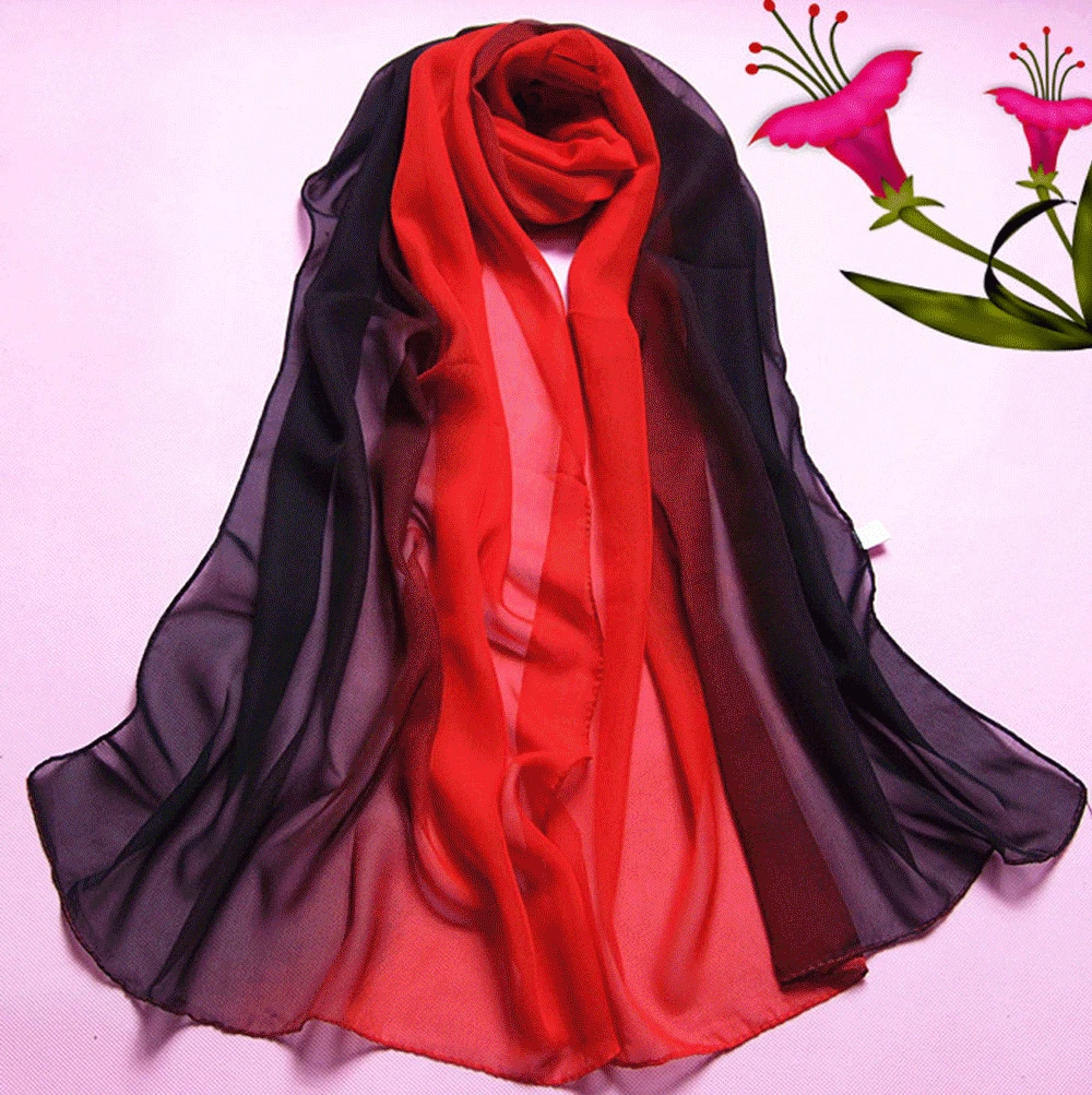 Multicolor Fashion Lady Gradient Color Long Wrap Women's Shawl Chiffon Scarf Scarves Winter foulard cachecol pasminas mujer
Multicolor Fashion Lady Gradient Color Long Wrap Women's Shawl Chiffon Scarf Scarves Winter foulard cachecol pasminas mujer