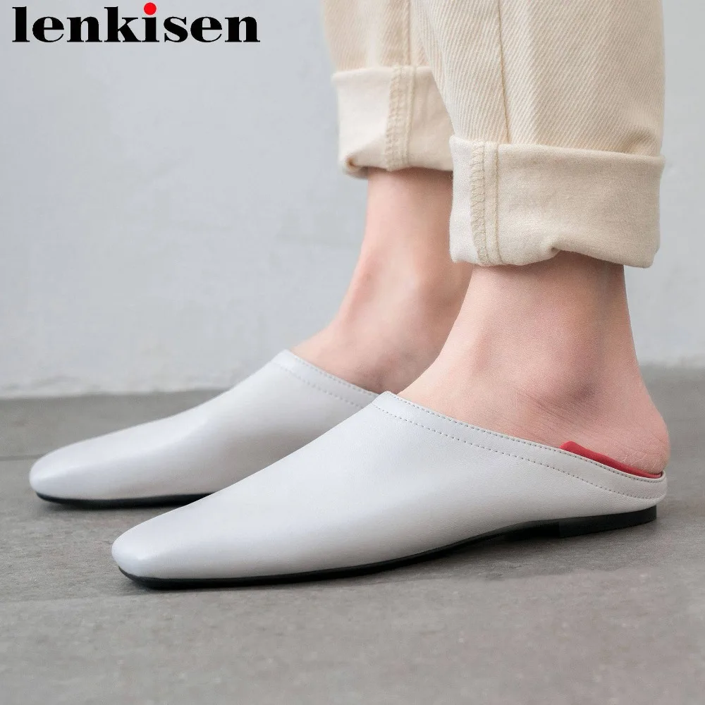 Lenkisen hand-sewn leather luxury sheep leather mixed colors square toe slip on pregnant woman loafers dating driving shoes L38
Lenkisen hand-sewn leather luxury sheep leather mixed colors square toe slip on pregnant woman loafers dating driving shoes L38