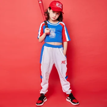 Summer Street Dance Suit Children'S Jazz Dance Costumes Students Hip Hop Dance Clothes Girls Cheerleading Costumes DQS1498
Summer Street Dance Suit Children'S Jazz Dance Costumes Students Hip Hop Dance Clothes Girls Cheerleading Costumes DQS1498