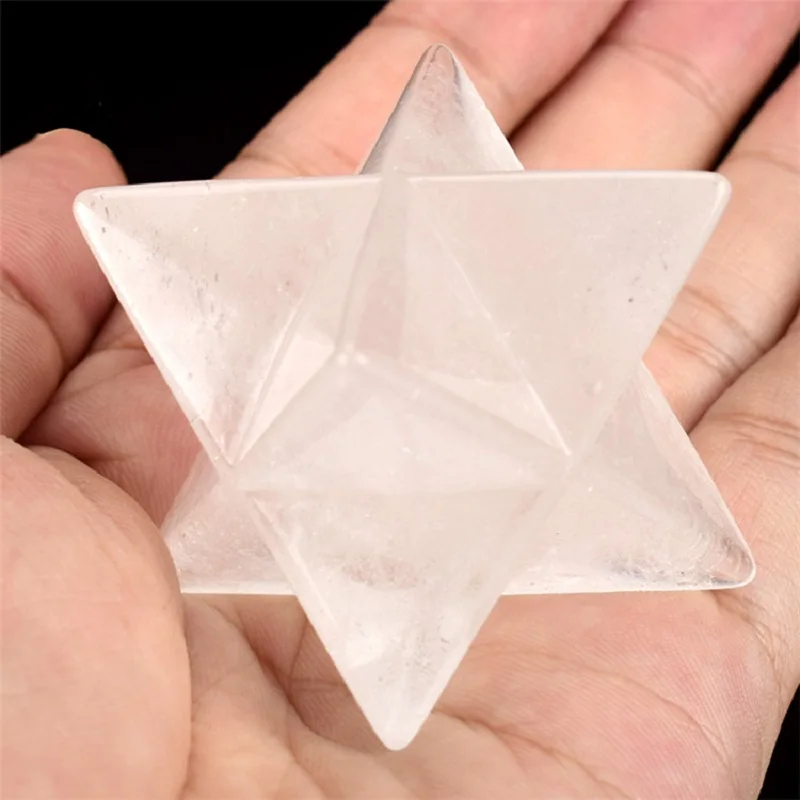 2'' Natural Clear Quartz 8 Chakra Points Merkaba Star Gemstone Crystal Reiki Healing Engry Stone Meditation Yoga Health Care
2'' Natural Clear Quartz 8 Chakra Points Merkaba Star Gemstone Crystal Reiki Healing Engry Stone Meditation Yoga Health Care