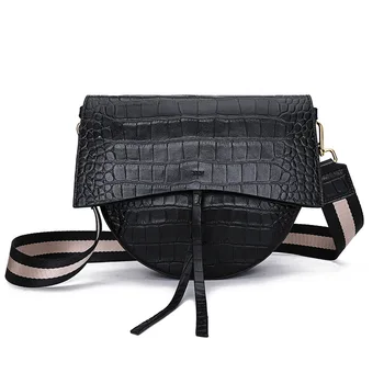 Crocodile saddle bag Women Genuine Leather Handbags Luxury designer Women Messenger Shoulder Crossbody Bags Small Clutch Purse
Crocodile saddle bag Women Genuine Leather Handbags Luxury designer Women Messenger Shoulder Crossbody Bags Small Clutch Purse