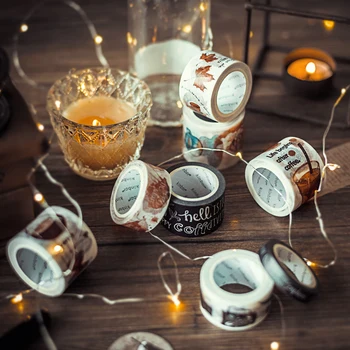 21 Styles Retro Cafe Story Design Washi Tape Coffee Fragrance Creative DIY Bullet Jornal Stickers Deco Sticker Masking Tapes
21 Styles Retro Cafe Story Design Washi Tape Coffee Fragrance Creative DIY Bullet Jornal Stickers Deco Sticker Masking Tapes