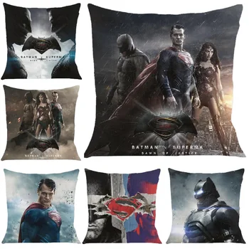 Cushion Cover Superman VS Batman Printed Linen Throw Pillows Cover Car Sofa Decorative Pillowcase decorativos cojines 45x45cm
Cushion Cover Superman VS Batman Printed Linen Throw Pillows Cover Car Sofa Decorative Pillowcase decorativos cojines 45x45cm