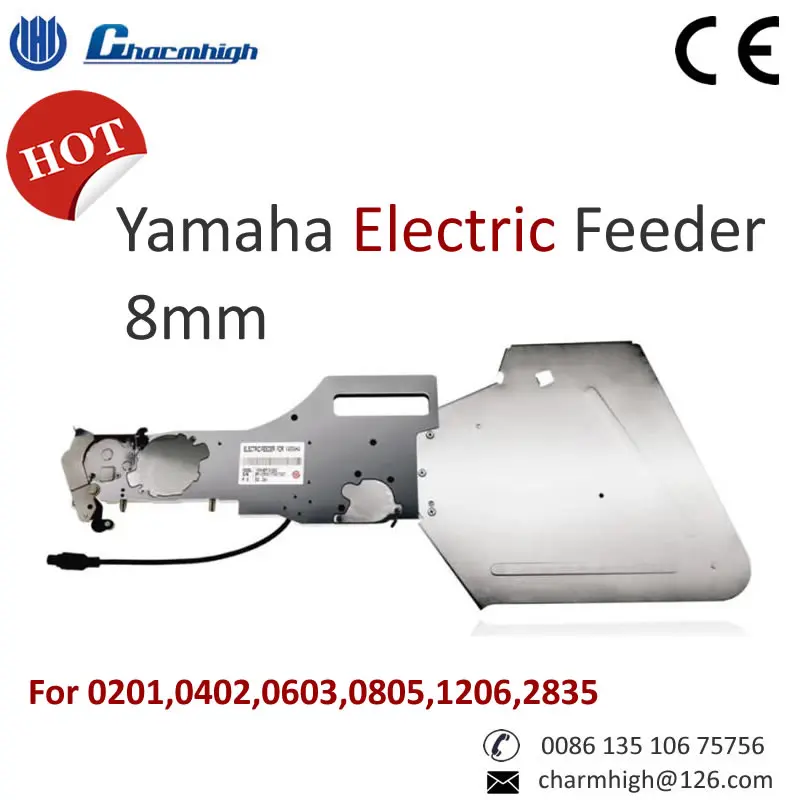 

Standard Yamaha Electric Feeder (8mm) for 0201,0402,0603,0805,1206,2835...SMT Pick and Place Machine, SMT Parts Best Quality!