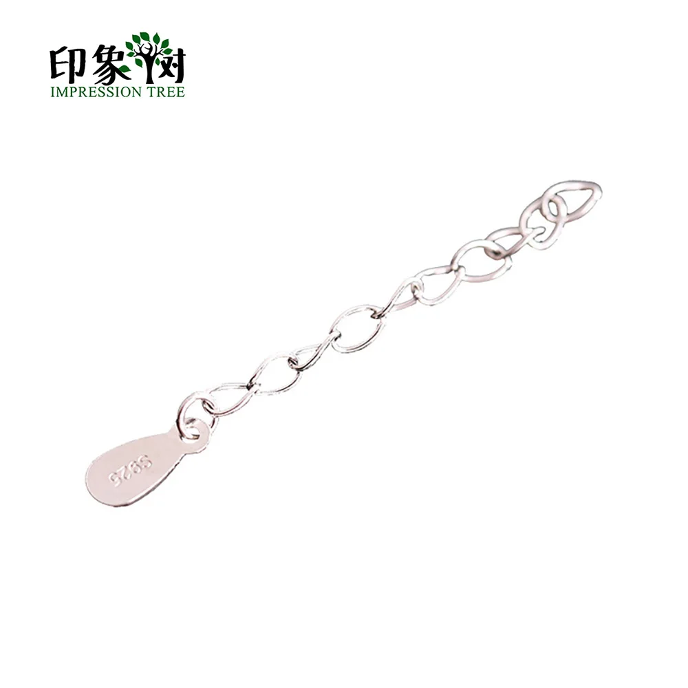 5Pcs 40mmX4mm 925 Sterling Silver Extender Chain With Teardrop End Necklace Bracelet Extender ChainFor Jewelry Making DIY 92571
5Pcs 40mmX4mm 925 Sterling Silver Extender Chain With Teardrop End Necklace Bracelet Extender ChainFor Jewelry Making DIY 92571