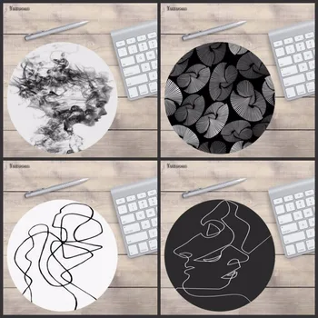 Yuzuoan Kiss Love Round Mouse Pad Black And White color Sketch Girl customize your own image Good quality anti-skid table mats
Yuzuoan Kiss Love Round Mouse Pad Black And White color Sketch Girl customize your own image Good quality anti-skid table mats