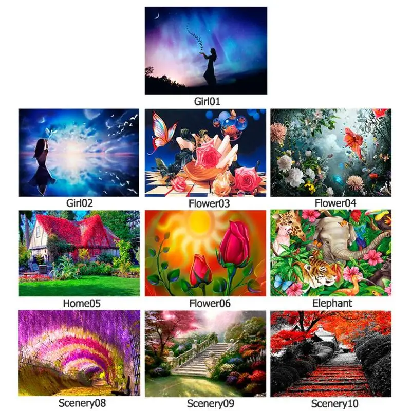 5D DIY Full Drill Diamond Painting Cross Stitch Embroidery Kit Picture of Rhinestone DIY Mosaic Diamond Home Decor
5D DIY Full Drill Diamond Painting Cross Stitch Embroidery Kit Picture of Rhinestone DIY Mosaic Diamond Home Decor
