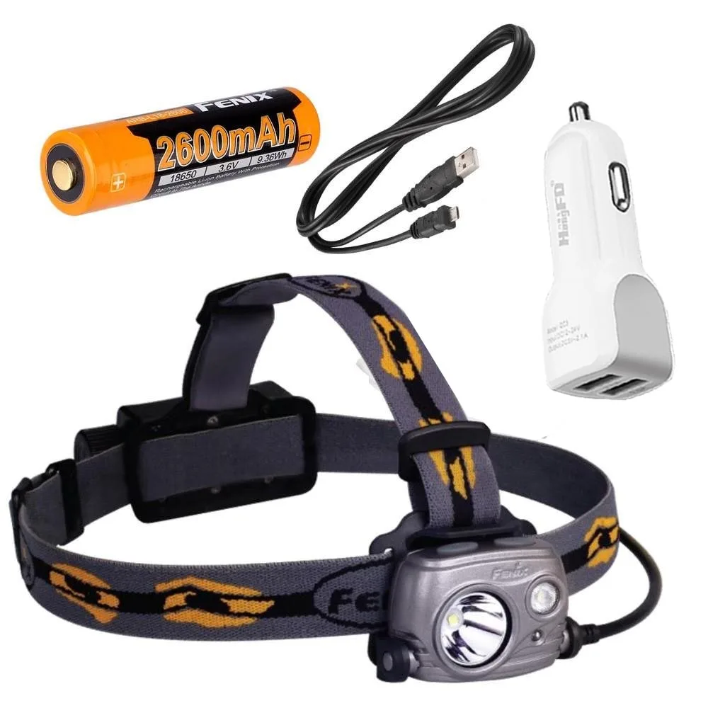 Fenix HP25R 1000 Lumen USB rechargeable CREE LED Headlamp, with Fenix 18650 rechargeable Li-ion batteries,car charger
Fenix HP25R 1000 Lumen USB rechargeable CREE LED Headlamp, with Fenix 18650 rechargeable Li-ion batteries,car charger