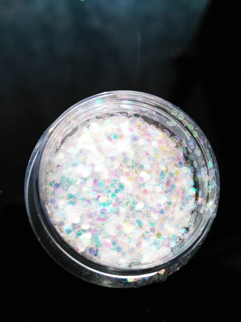 HJPOPO-58 10ml/box 1mm Iridescent Transparent AB White Color Glitter Flakes Confetti (AB White Pearl) Manicure DIY Nail Art Dec
HJPOPO-58 10ml/box 1mm Iridescent Transparent AB White Color Glitter Flakes Confetti (AB White Pearl) Manicure DIY Nail Art Dec
