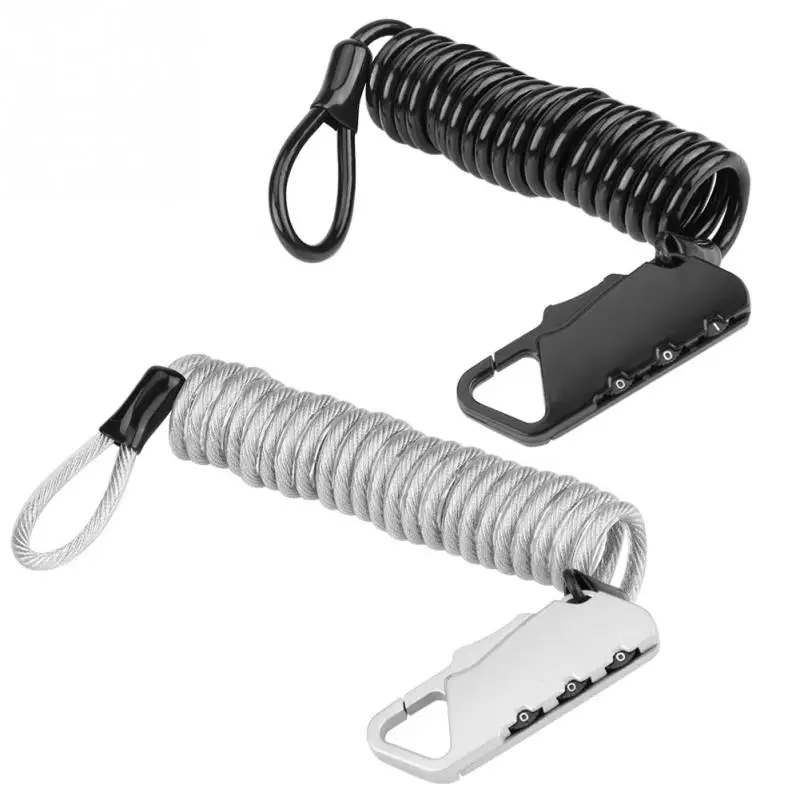 Universal Motorcycle Helmet Lock Cable Code Combination PIN Locking Carabiner Helmet Locks Motorcycle Accessories New Arrivals
Universal Motorcycle Helmet Lock Cable Code Combination PIN Locking Carabiner Helmet Locks Motorcycle Accessories New Arrivals