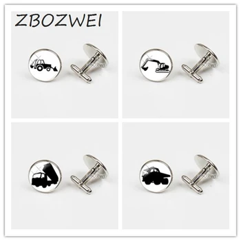 ZBOZWEI 2018 New Excavating Machinery Cufflink Backhoe Silhouette Jewelry Diver Engineer Excavator Men's Cufflinks Men's Cuff
ZBOZWEI 2018 New Excavating Machinery Cufflink Backhoe Silhouette Jewelry Diver Engineer Excavator Men's Cufflinks Men's Cuff