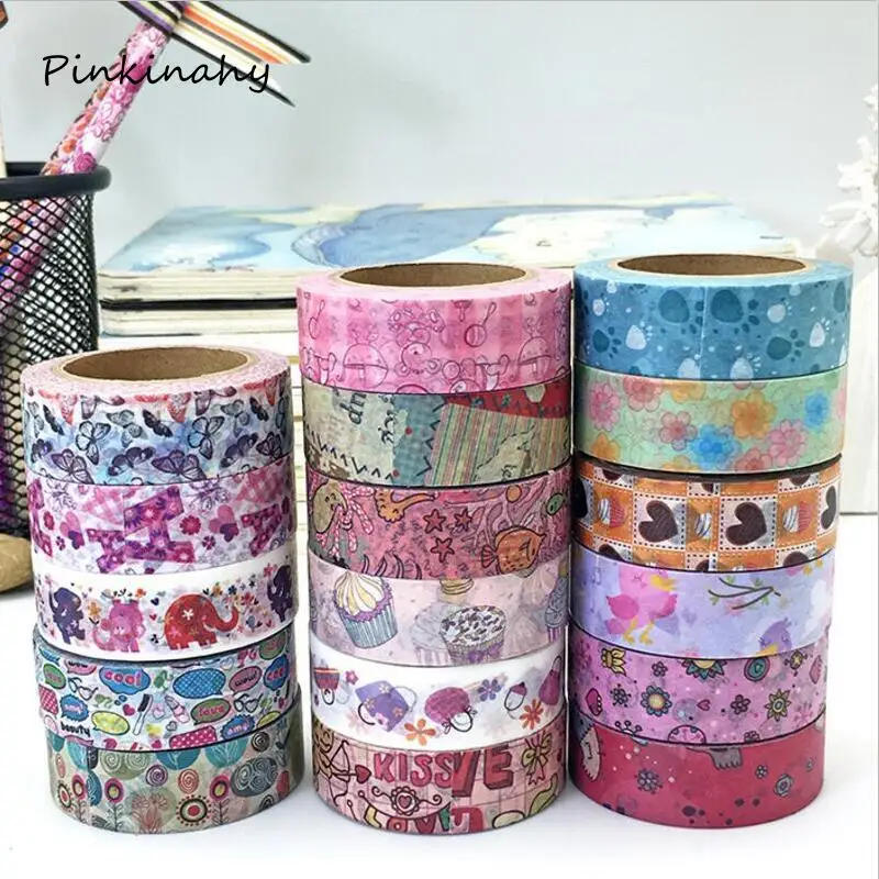1 PCS Creative DIY Cute Kawaii Japanese Cartoon Washi Tape Lovely Pink Heart / Cake / Cat's Paw Tape For Adhesive Masking Tapes
1 PCS Creative DIY Cute Kawaii Japanese Cartoon Washi Tape Lovely Pink Heart / Cake / Cat's Paw Tape For Adhesive Masking Tapes