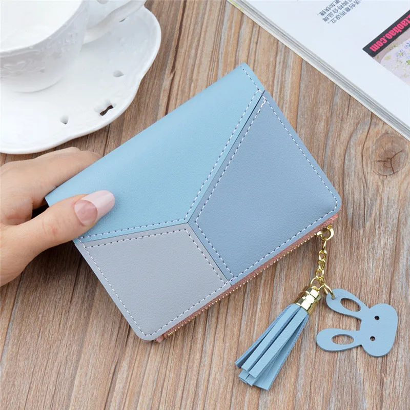 2019 New Women Wallets Short Zipper Patchwork Wallets Panelled Coin Purse Card Holder Bag A#8
2019 New Women Wallets Short Zipper Patchwork Wallets Panelled Coin Purse Card Holder Bag A#8
