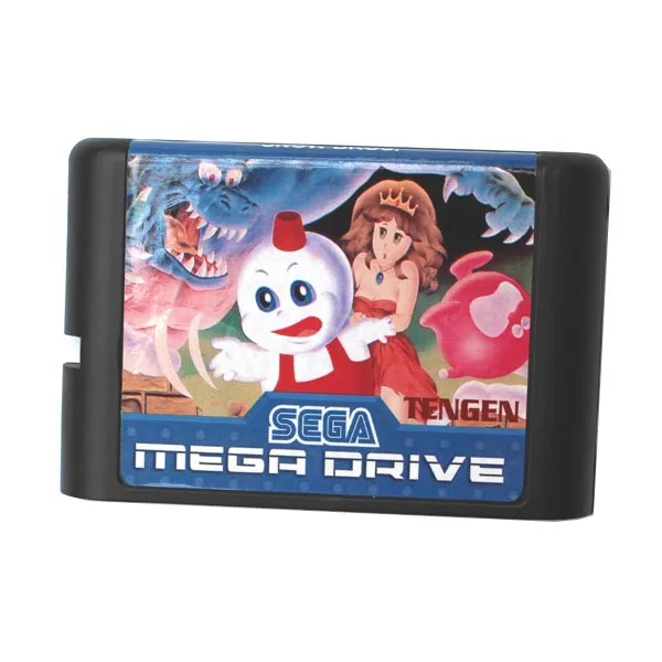 Sega MD game card - Snow Bros Nick & Tom for 16 bit Sega MD game Cartridge Megadrive Genesis system
Sega MD game card - Snow Bros Nick & Tom for 16 bit Sega MD game Cartridge Megadrive Genesis system